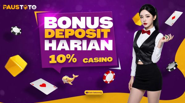 Bonus Deposit Harian 10% Casino