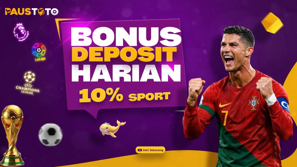 Bonus Deposit Harian 10% Sport