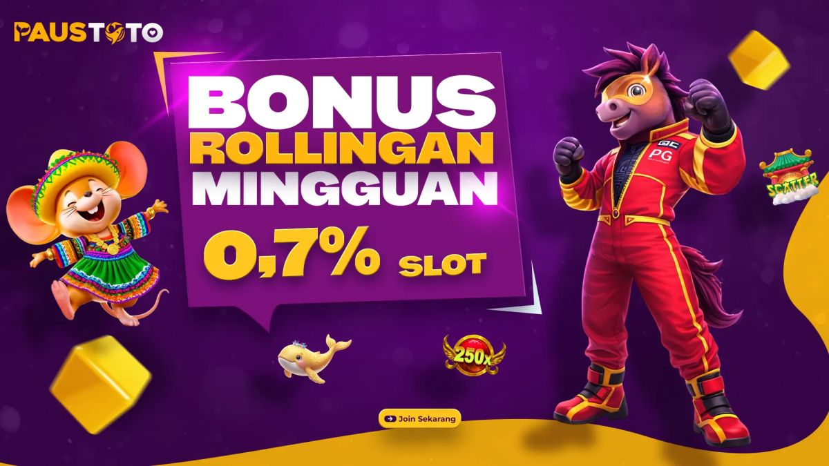 Bonus Rollingan Slot Mingguan 0,7%